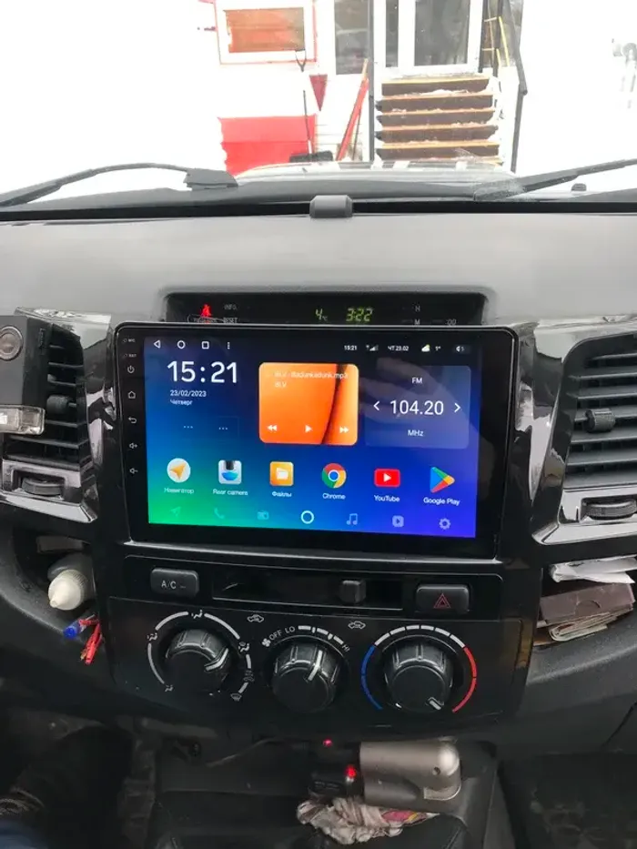 Магнитола для Toyota HiLux 2011-2015 - Kuberg OL-9603 QLed+2K, Android 12, Быстрая, CarPlay, 4G SIM-слот