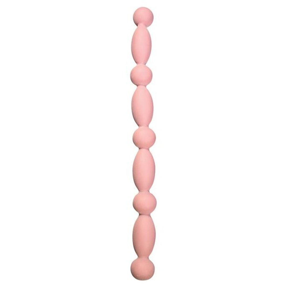 Анальные бусы Bottom Beads (розовый) (Цвет: розовый)