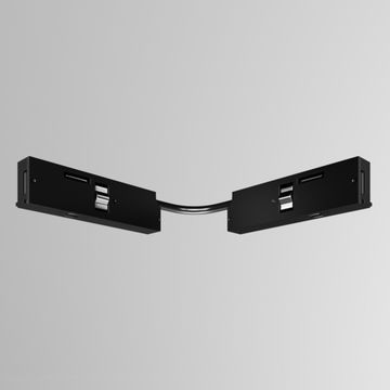 Коннектор питания угловой 7.5см 24V TRA184CPC-1B-7.5 чёрный Levity Maytoni