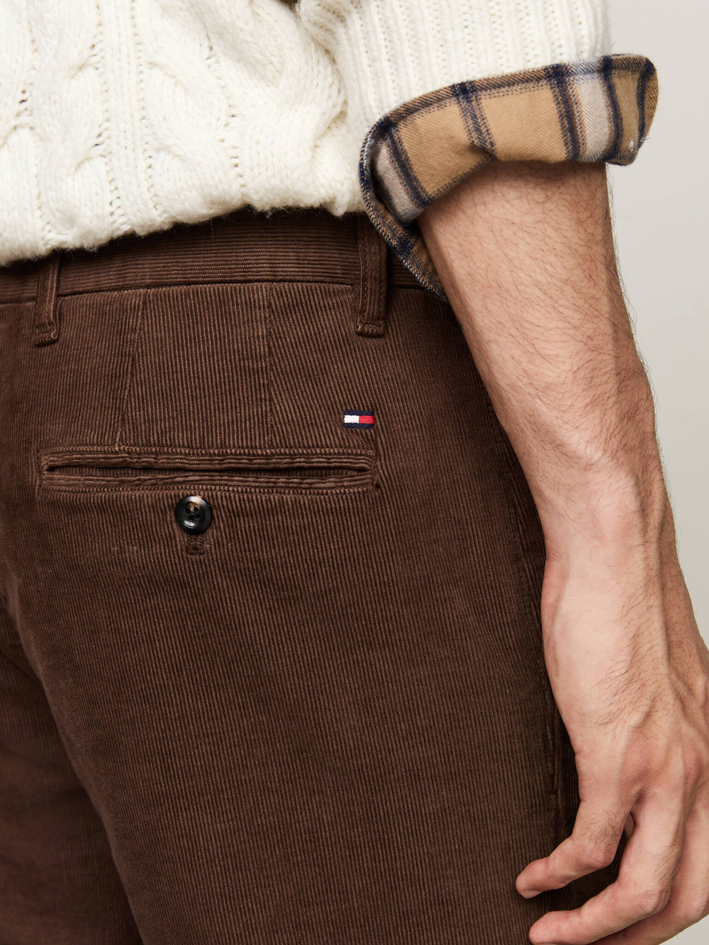 Брюки DENTON Tommy Hilfiger - коричневый(MW0MW32932)