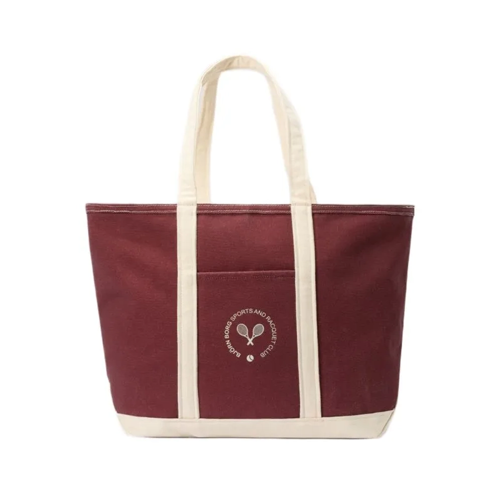 Сумка спортивная Bjorn Borg Ace Canvas Tote (27L) - cabernet