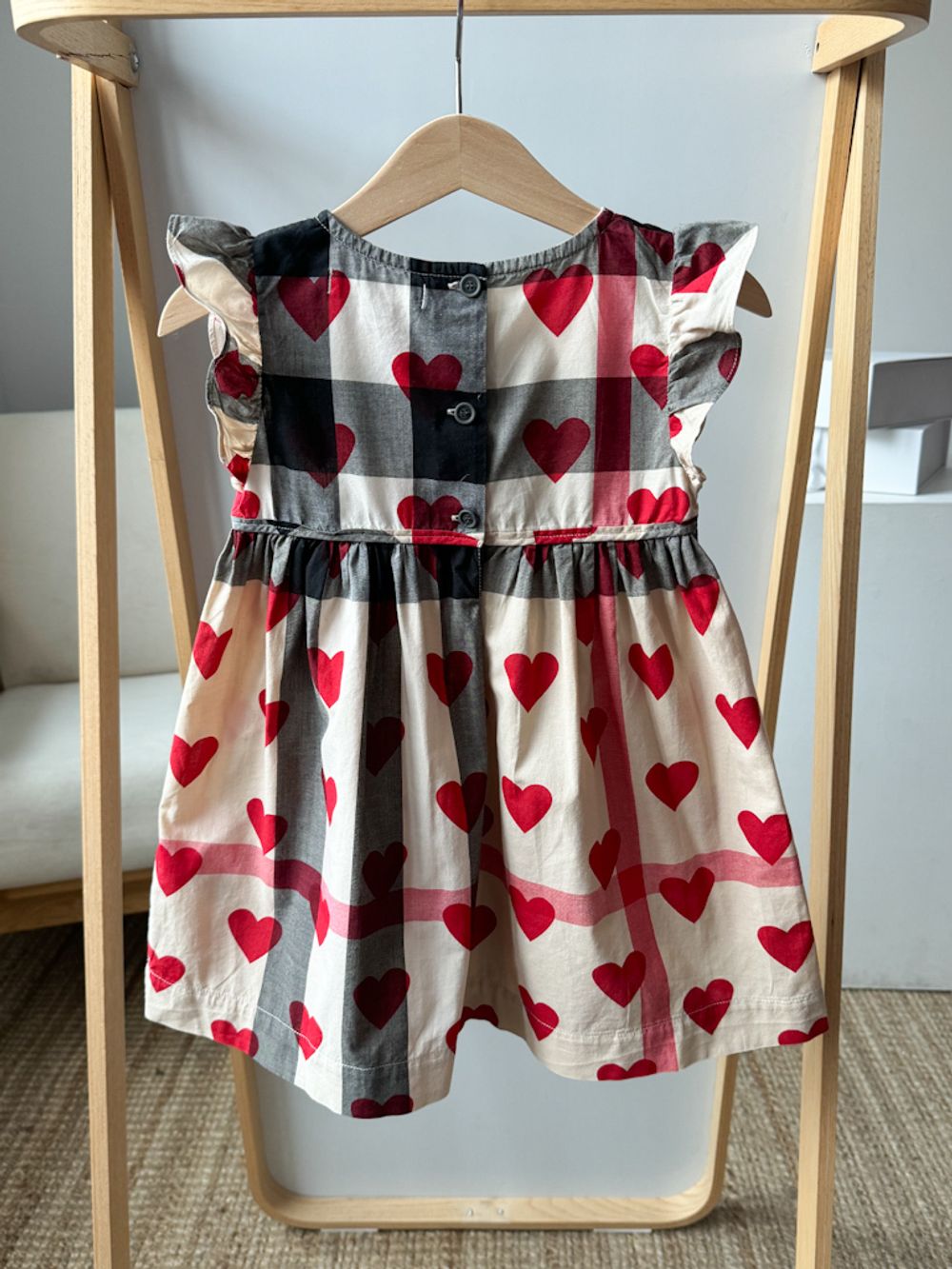 Хлопковое платье Burberry, 98