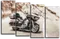 Модульная картина "Harley davidson road glide"