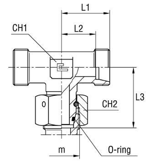 Соединение PNТ DL06 12х1.5 (корпус)