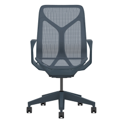 Кресло Herman Miller Cosm, средняя спинка, цвет Nightfall, нерегулируемые подлокотники