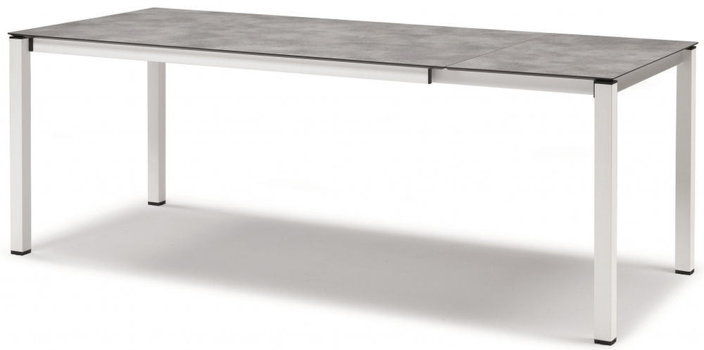 Стол ламинированный раздвижной Scab Design Pranzo Extendable, белый, цементный