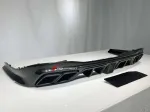 Карбоновый диффузор заднего бампера с насадками на выхлоп для Mercedes-Benz S-class W223 2020+ АМГ Мерседес Бенц S класс