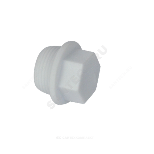 Заглушка (пробка) PP-R белая Дн 32х1" НР VALFEX 10163032