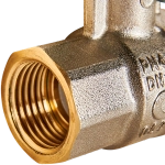 Кран шаровой полнопроходной STOUT - 1/2" (ВР/ВР, PN40, Tmax 150°C, ручка-рычаг черная)