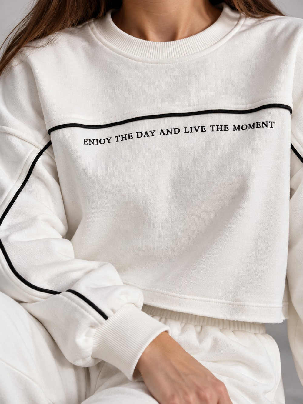 Sevilen Спортивный костюм «Enjoy the Day», белый, ED-WHITE