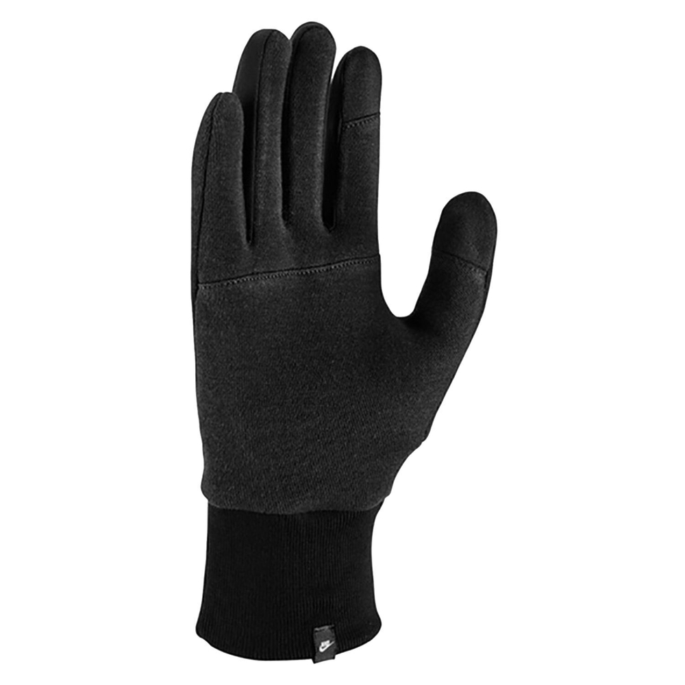 Перчатки беговые Nike M Club Fleece TG, утепленные, XL, черные, белые