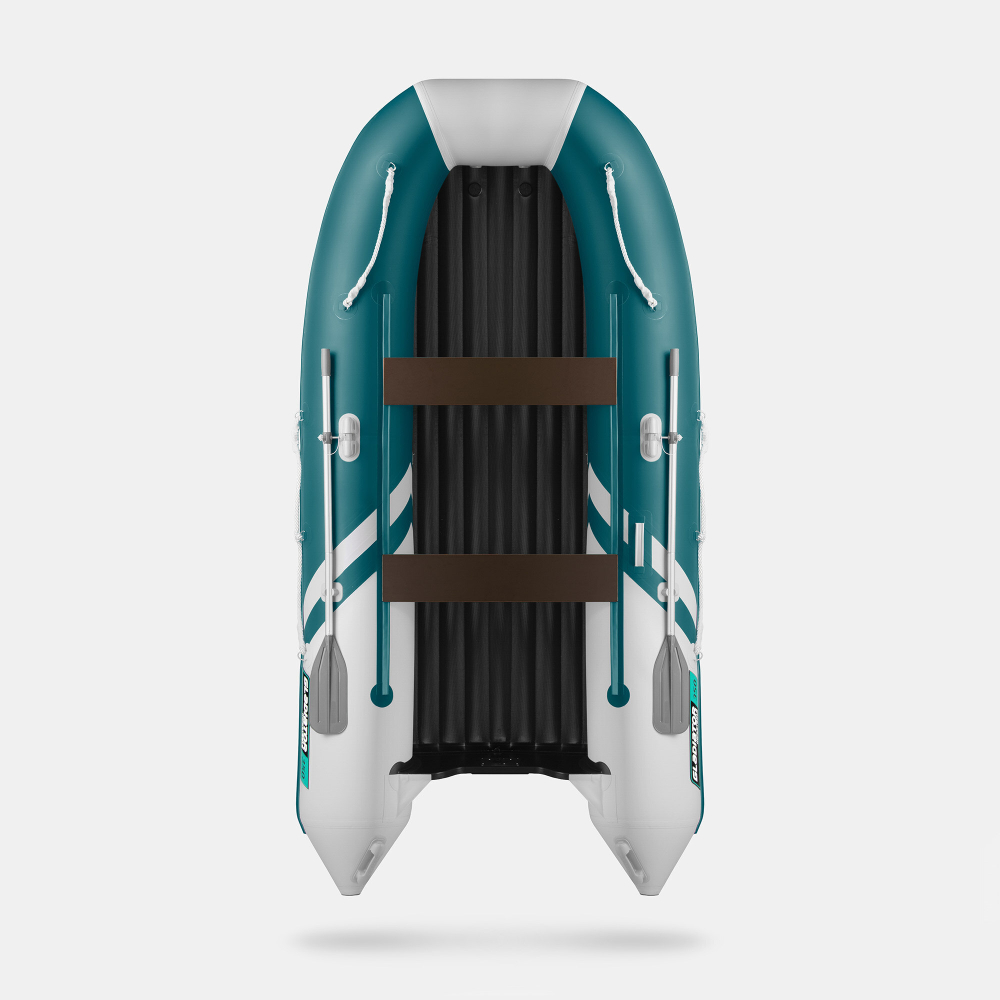 Лодка ПВХ Gladiator E350S НДНД морской зеленый-белый (СПБ)