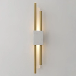 Бра Crystal Lux CARTA AP6W LED WHITE/BRASS