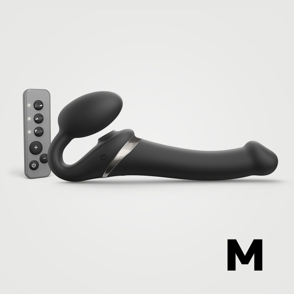 Strap-on-me Multi Orgasm - Безремневой вибрострапон с пультом ДУ, M