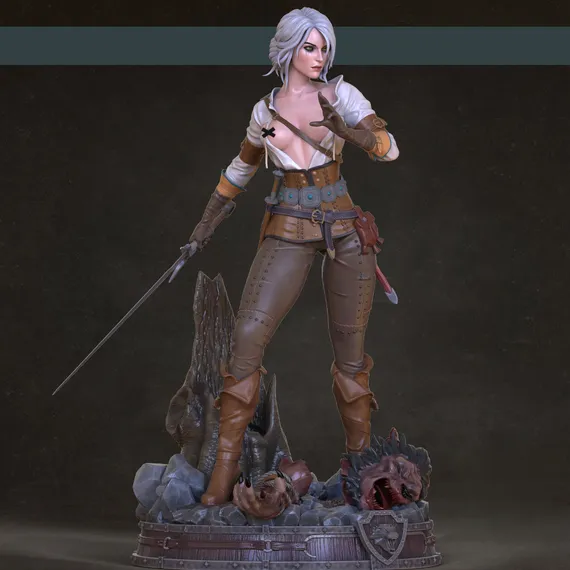 Ciri topless ver. - The Witcher