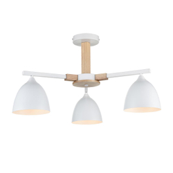 8095/3C MODERNI LN26 340 белый/белый металл, дерево/металл Люстра потолочная Е27 3*60W 220V COLANGE