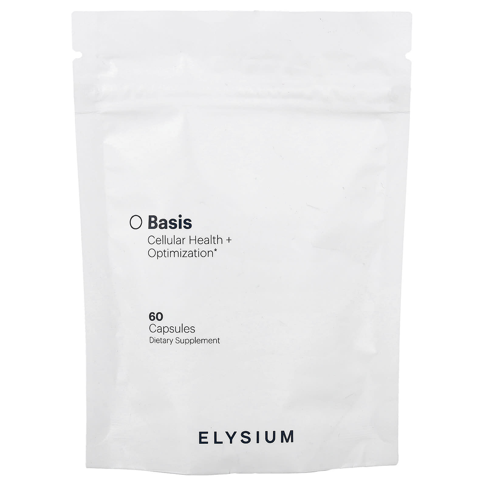 Elysium, Basic, здоровье клеток и оптимизация, 60 капсул