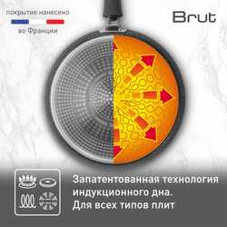 Сковорода для блинов Tefal Brut 25 см 04220525