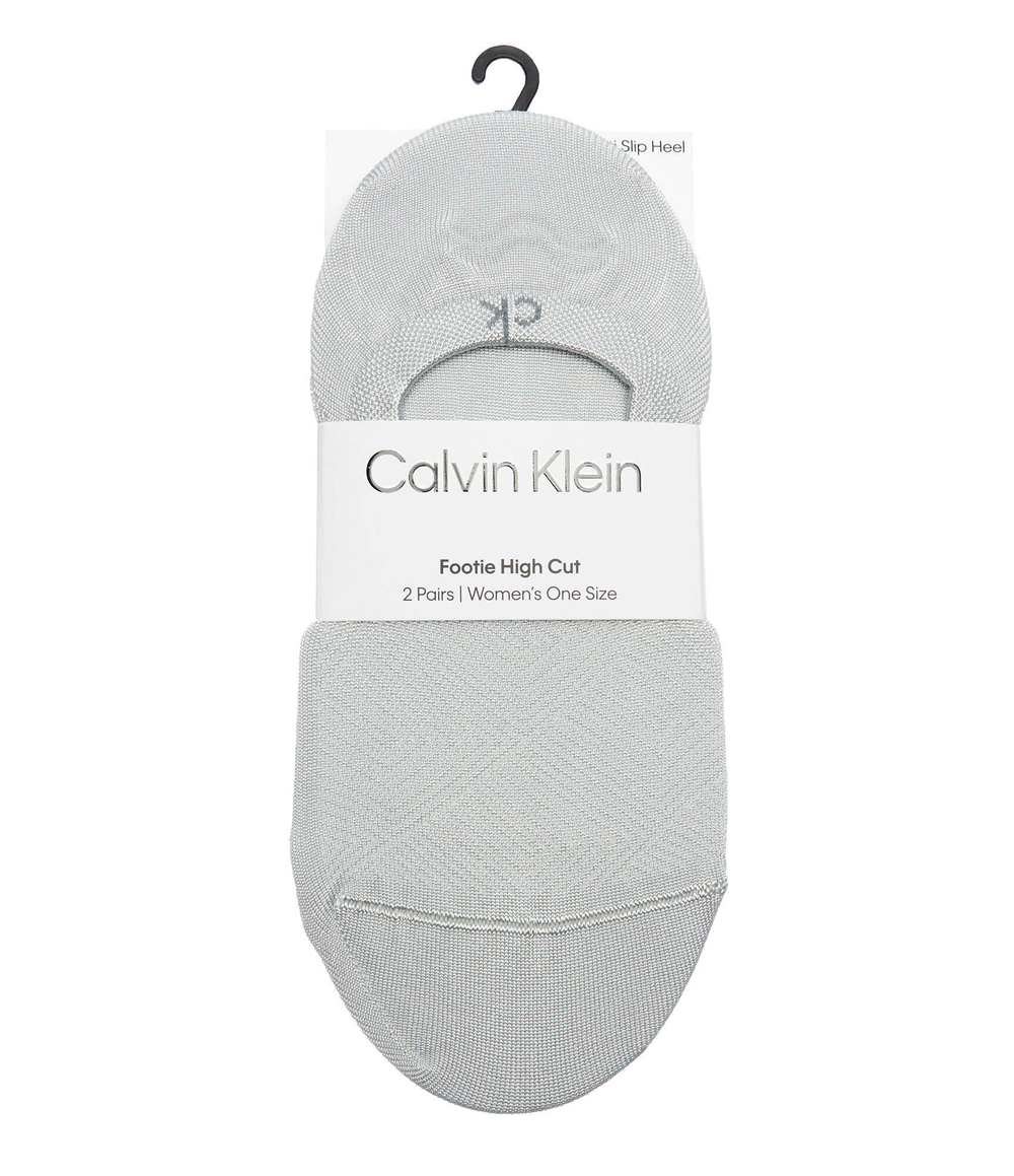 Носки/носки-следы 2 пары Calvin Klein - серый(701232644)