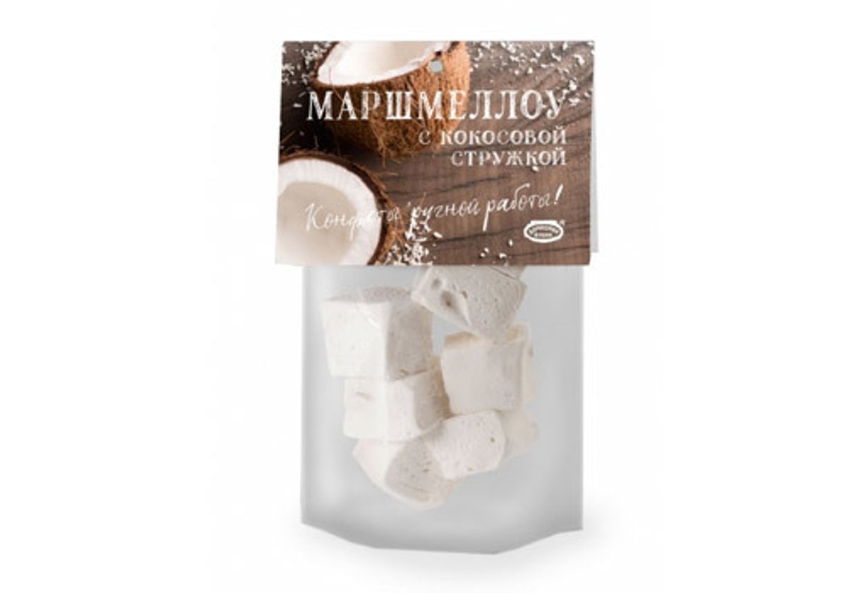 Маршмеллоу с кокосовой стружкой, 150г