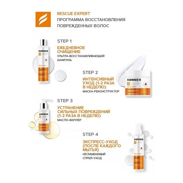 Восстановление волос от Konner Rescue Expert Восстановление волос от Konner Rescue Expert
