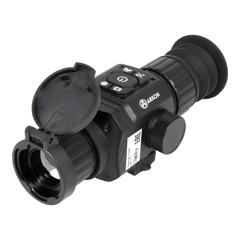 Тепловизионный прицел Sytong LM02-19 / Сайтонг ЛМ02 19 - с открытой защитной крышкой объектива