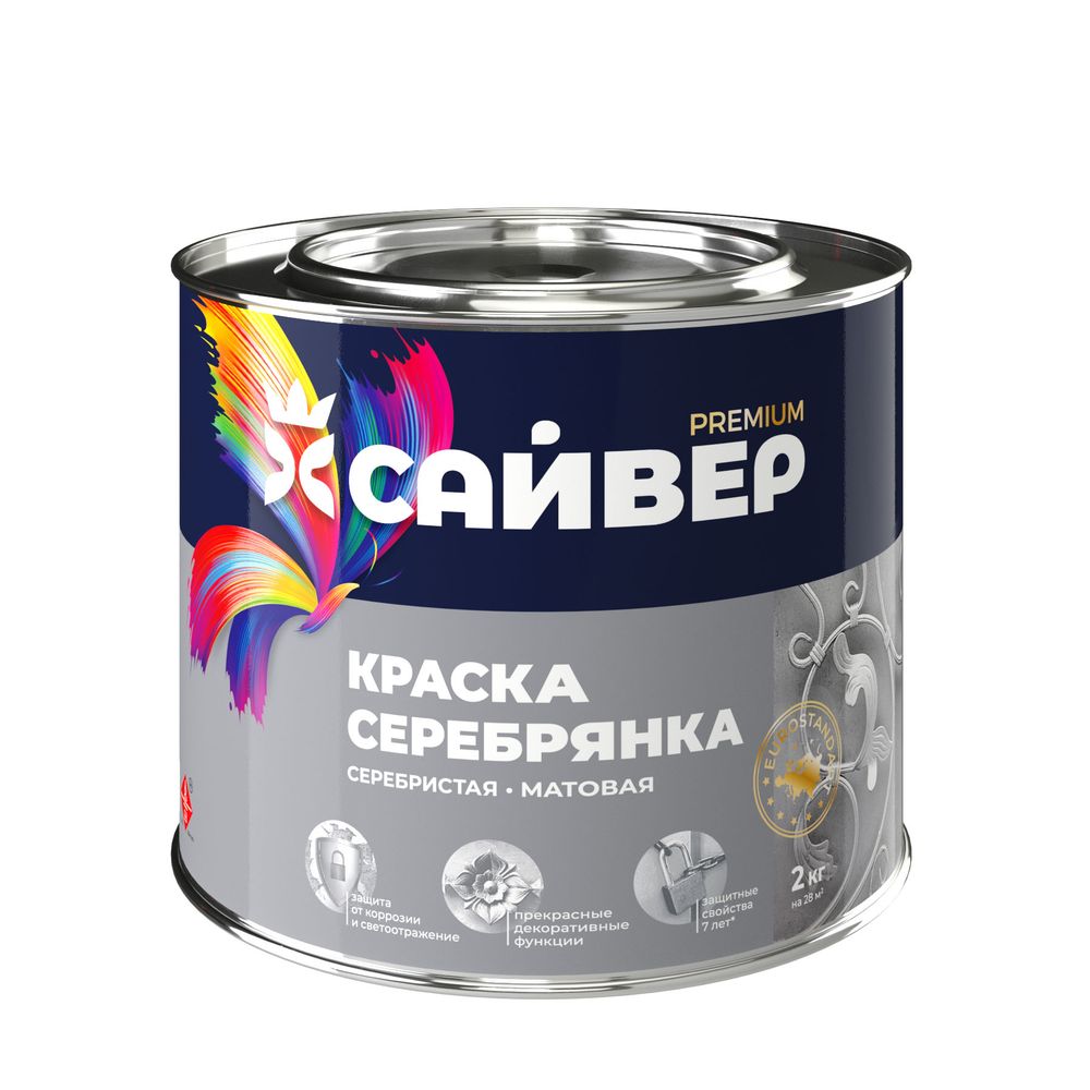 Краска Серебрянка 1л (Сайвер) Краска Серебрянка 1л (Сайвер)