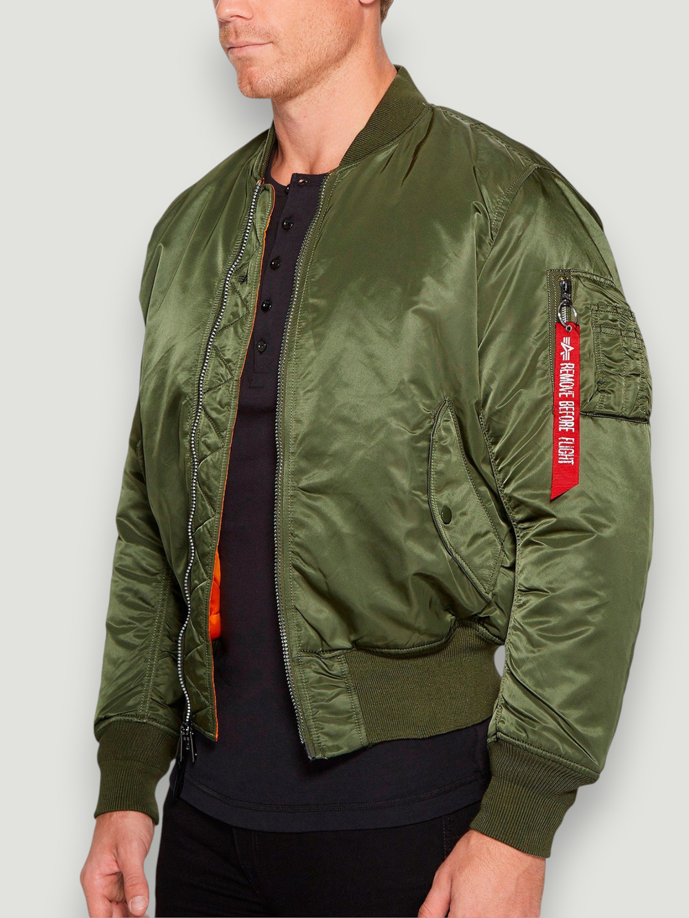 MA-1 Flight Jacket (олива - s.green)