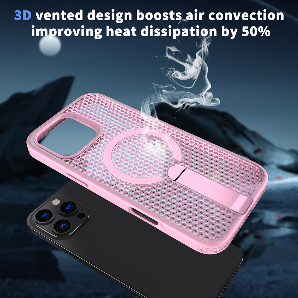 Прозрачный чехол Mesh Pro Magnetic Case для iPhone 16 Pro