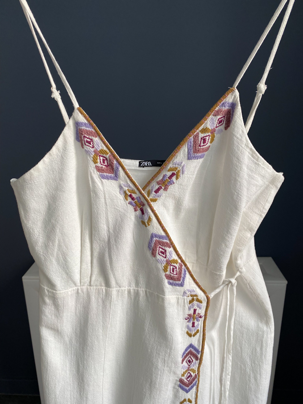 Хлопковый топ Zara, L