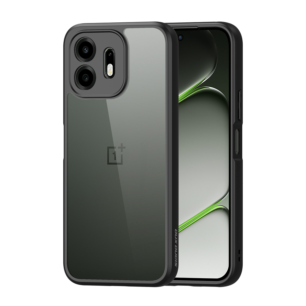 Чехол прозрачный с черными рамками для OnePlus N6 4G, серия Aimo Series Case от Dux Ducis
