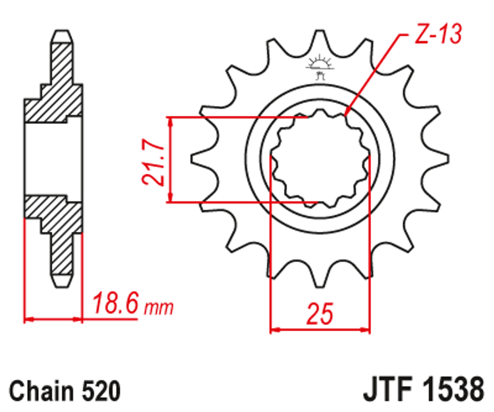 Звезда JTF1538.15RB