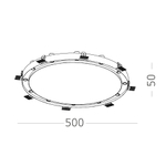 Светильник встраиваемый LED 30W 4000K