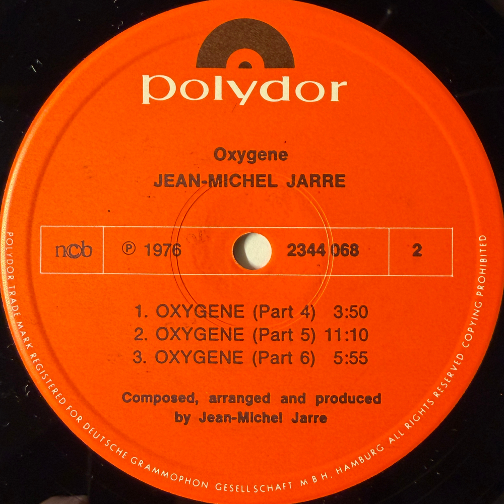 Jean Michel Jarre - Oxygene (Скандинавия 1977г.)