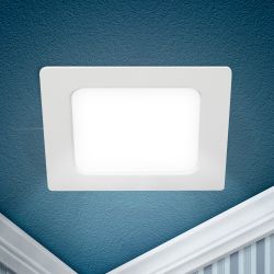 Светильник светодиодный встраиваемый Даунлайт ЭРА LED 18-15-4K квадратный 15Вт 4000К | Downlight