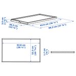 Полка выдвижная IKEA KOMPLEMENT (КОМПЛЕМЕНТ), Серо-бежевый, 100x58 см