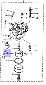 Поплавок карбюратора Yamaha