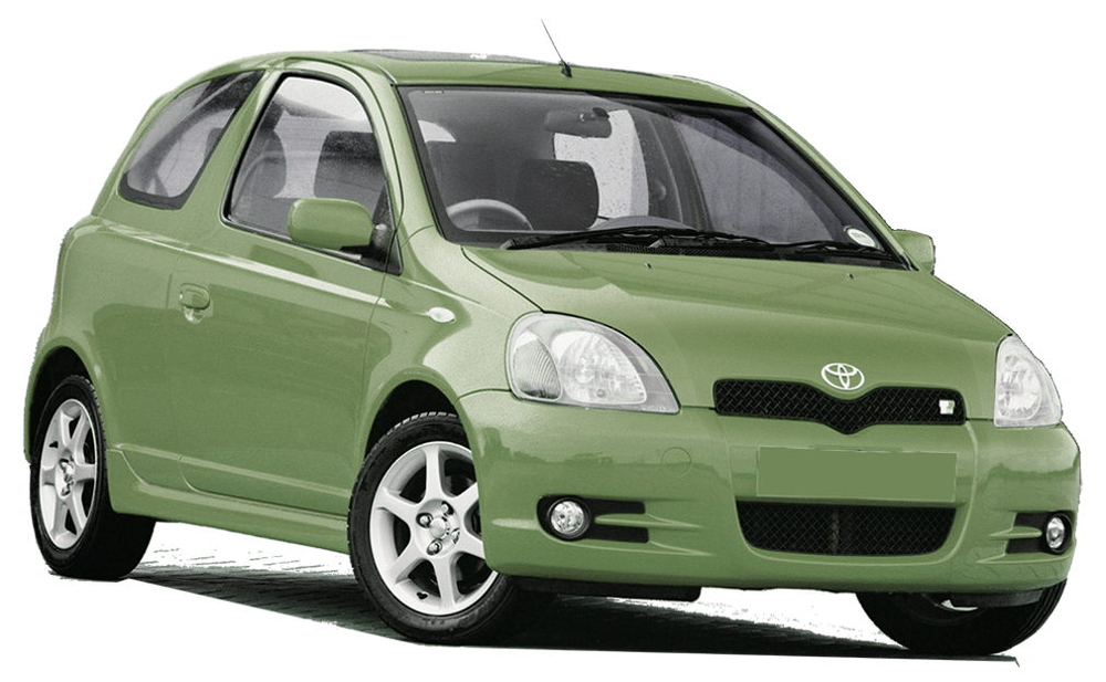 Порог левый Toyota Yaris, Vitz (Platz) купе 1999-2005 (Polcar)