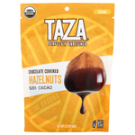 Taza Chocolate, фундук в шоколадной глазури, 55% какао, 99 г (3,5 унции)