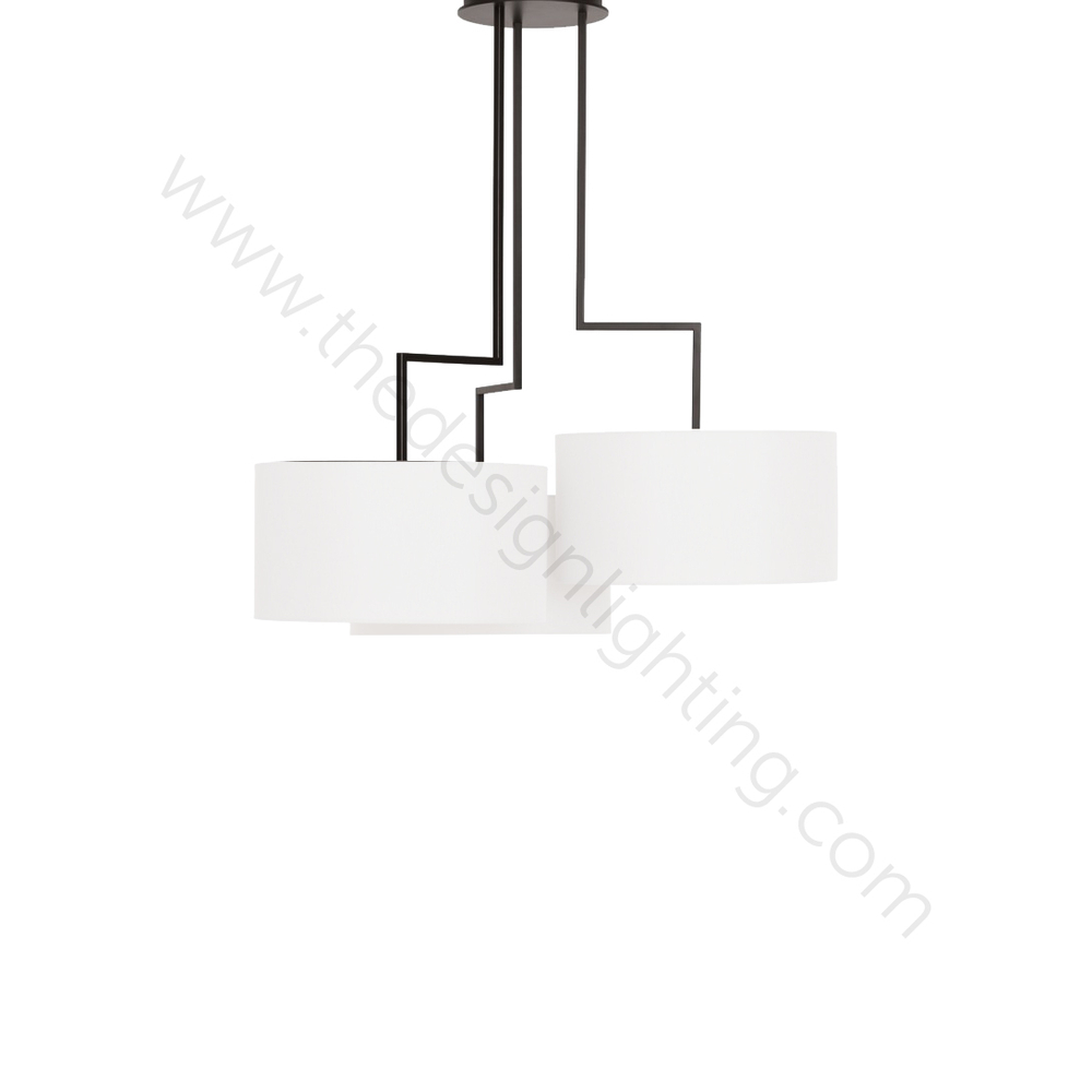 Ceiling design lamp  Noon 3 by Zeitraum (White)