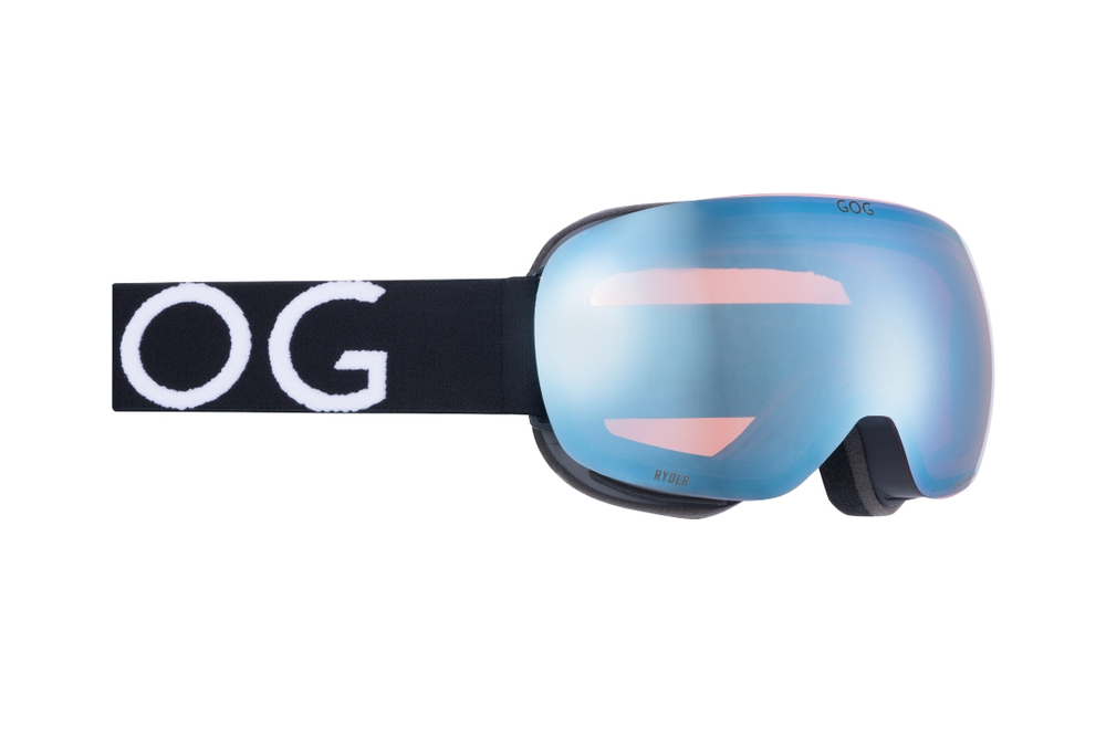 Горнолыжная маска GOG Ryder / Matt Black / Reflex Blue
