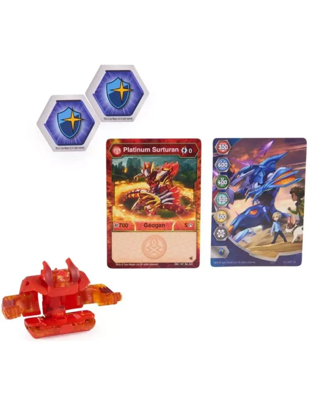 Игрушка трансформер Бакуган Evolutions Platinum Surturan