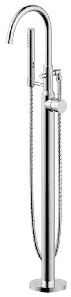 Напольный смеситель для ванны Bravat Affability, хром (F65051C-B3)