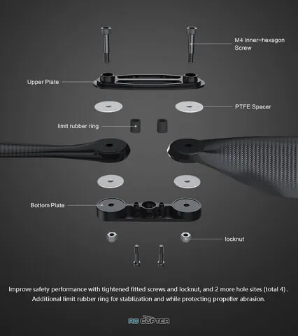 Пропеллер карбоновый складной FA 24.2x7.9 T-Motor (пара)