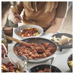 IKEA MIDDAGSMAT  (ИКЕА МИДДАГСМАТ)  -  Сковорода - антипригарное покрытие/нержавеющая сталь 28 см