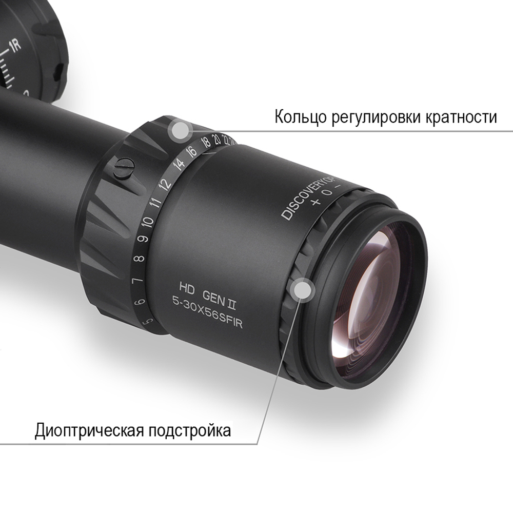 Оптический прицел DISCOVERY HD 5-30X56SFIR Lock FW34