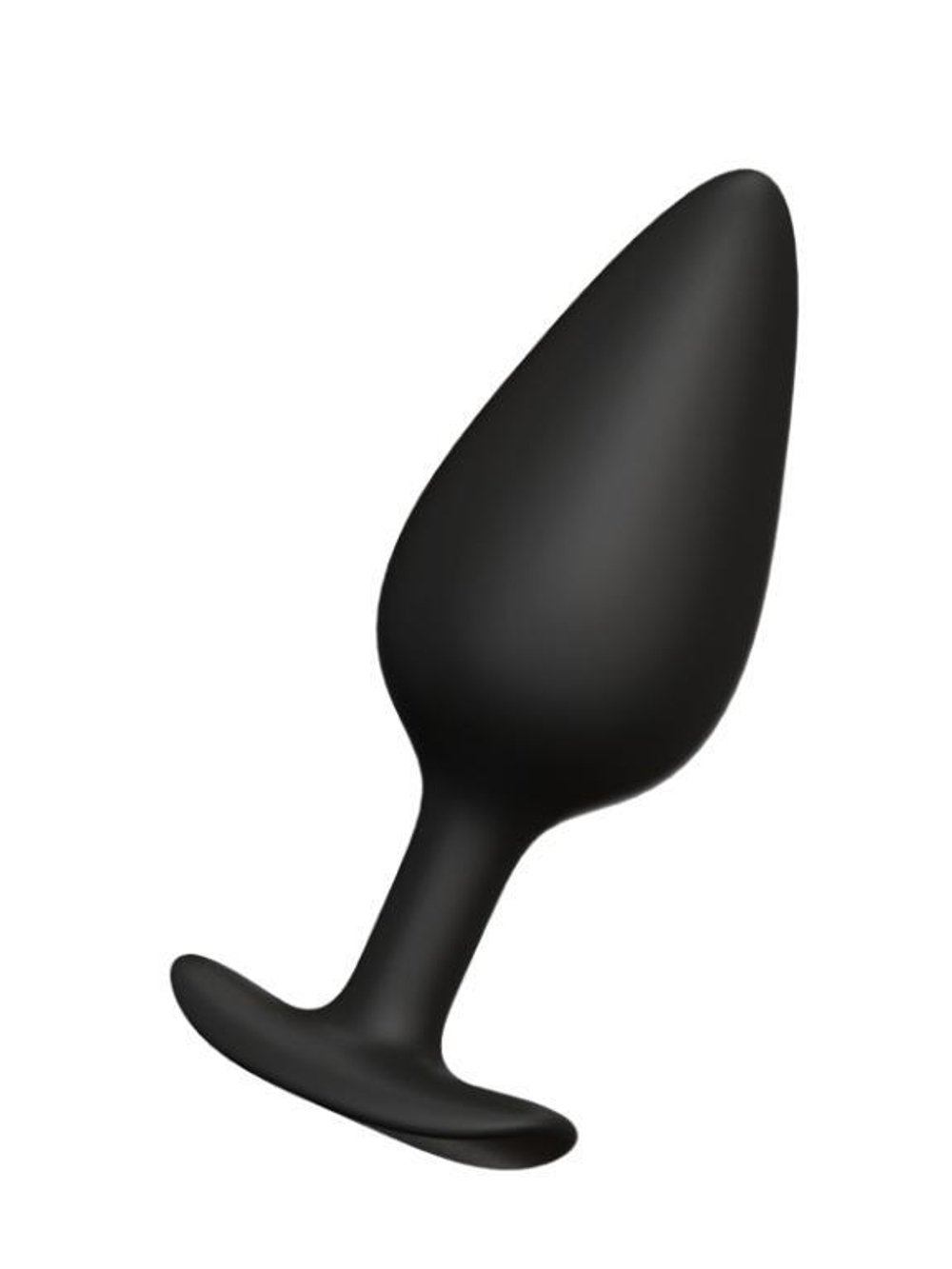 Черная анальная пробка Butt plug №04 - 10 см. (Цвет: черный)