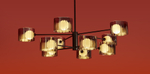 Люстра на штанге Freya Elight FR5544CL-10B