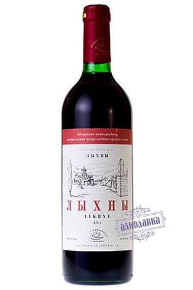 Вино Лыхны красное полусладкое 0,75л 11%