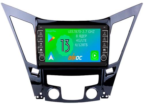 Магнитола для Hyundai Sonata 2010-2013 (YF) - Airoc AB-2048 (кнопки и крутилки), Android 13, Быстрая, SIM-слот, CarPlay